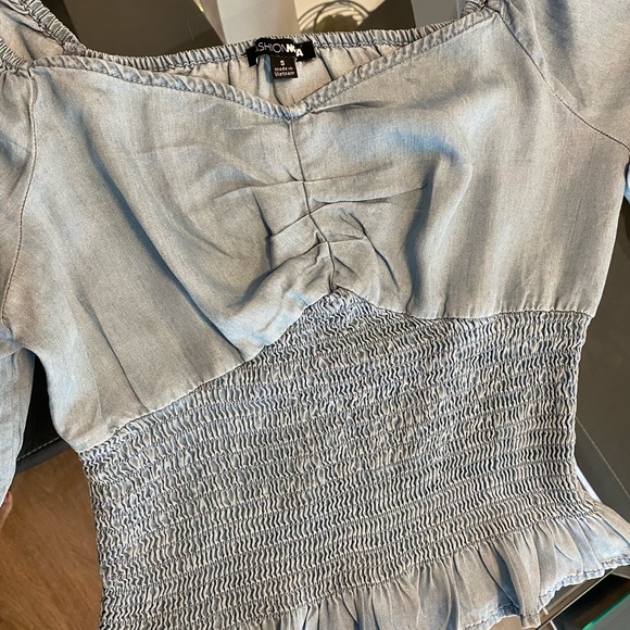 Fashion Nova Blue Top - Picture 2 of 3